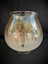 Ricambio Paralume Vetro Soffiato Lampadario Lampada Lume petrolio H 15,5 Cm.