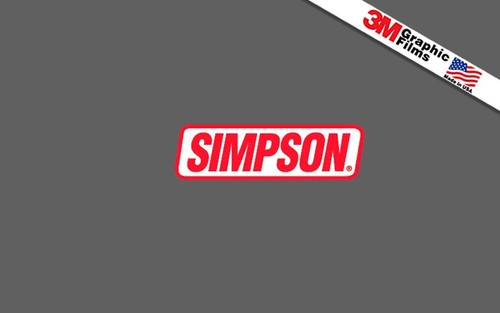 Logo casco simpson sul - logo, davanti