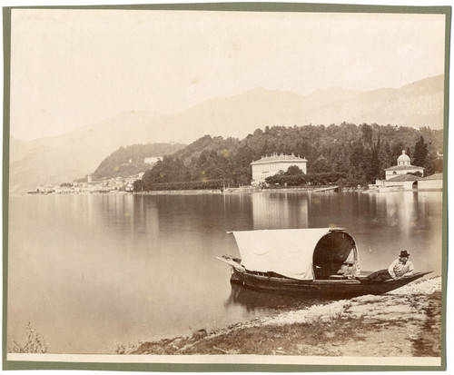 Italia como vintage print - como,