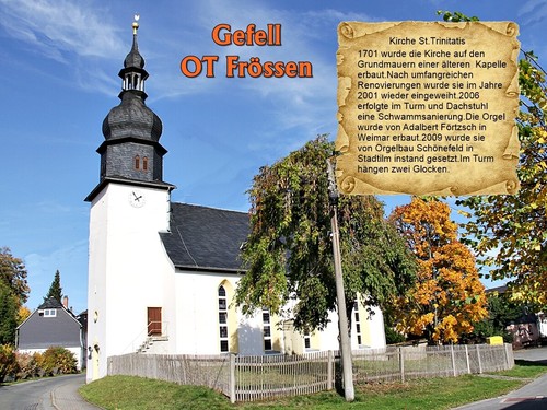 Gefell frössen chiesa di - frössen,