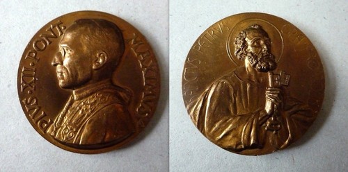 Mistruzzi medaglia bronzo pio - ,