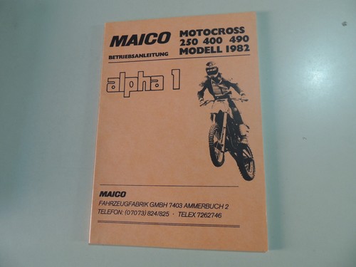 1982 manuale uso - 1982, e