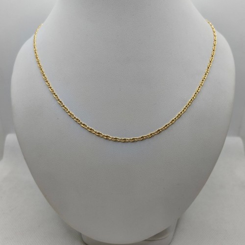 Collana oro 18k catena maglia