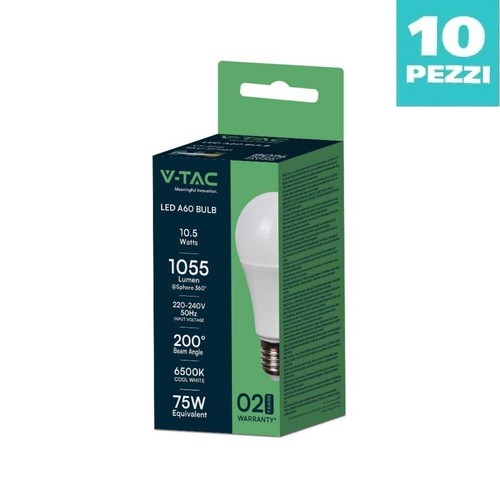 Lampadine led tac - 27, 10x