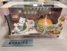 Sylvanian Families Hamburger Wagon epoca Calico Critters MI-91 casa delle bambole nuovo JP