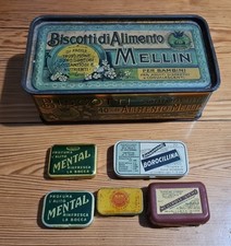 Scatole latta x 6: 1 Mellin