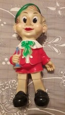 pinocchio in gomma vintage anni'60/70 leggi descrizione.