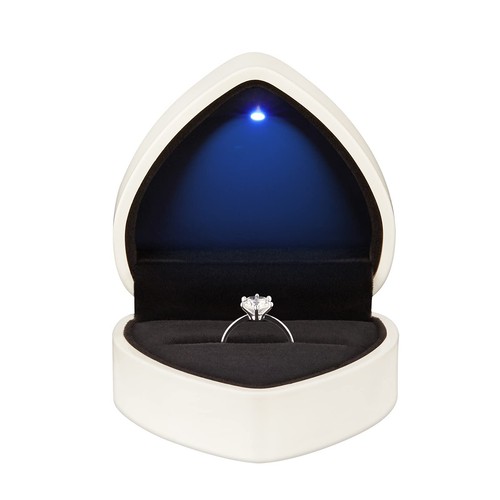 Scatola anello con luce led - anello,