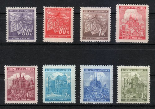 Boemia moravia 1941 1942 mnh - e, 1941-1942