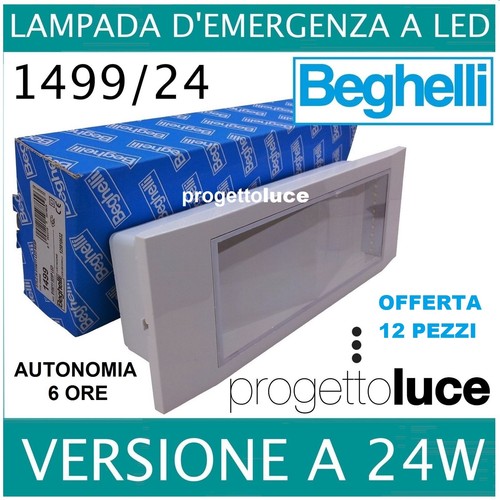 Pezzi lampada emergenza - 12,