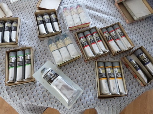 Gros lot tubes peinture - lot,
