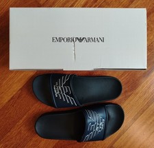 Ciabatte uomo EMPORIO ARMANI TAGLIA 42 a fascia slide mare PARI AL NUOVO