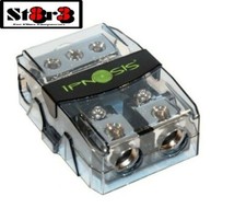 IPNOSIS IPH S250 PORTAFUSIBILE DISTRIBUTORE CORRENTE 2 USCITE 50mm SDOPPIATORE