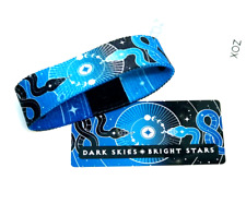 ZOX ** CIELI SCURI * STELLE BRILLANTI ** cinturino argento braccialetto medio nuovo con scatola con scheda