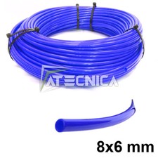 Tubo Rilsan blu 8x6 6x8 mm per