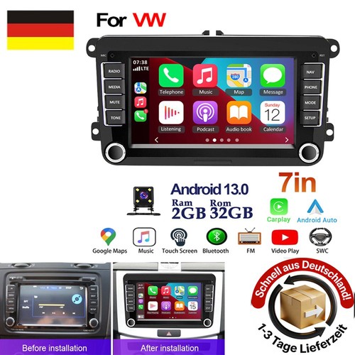 Autoradio per passat b6 - 7", vw