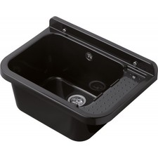 Lavabo per Esterno Nero 50x34