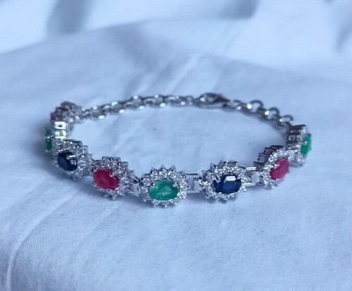 Bracciale tennis multi gemma - tennis,