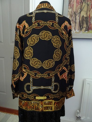 Camicia vintage gucci seta - gucci,