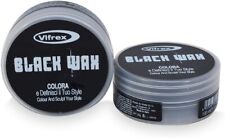 Cera capelli uomo grigi colore nero black wax 100 ml Vifrex fissaggio flessibile