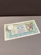 BANCONOTA 500 LIRE TESTA DI