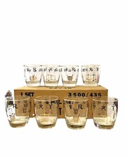 Set 8 bicchieri vintage MCM