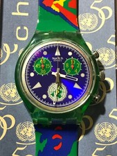 Orologio da polso SWATCH Chrono UNLIMITED (SCZ103)-OTTIME CONDIZIONI! COMPLETAMENTE FUNZIONANTE-L@@K!