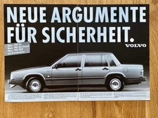 Volvo 740 GL GLE Diesel Oldtimer Original 1984 Vintage Advert Werbung Reklame
