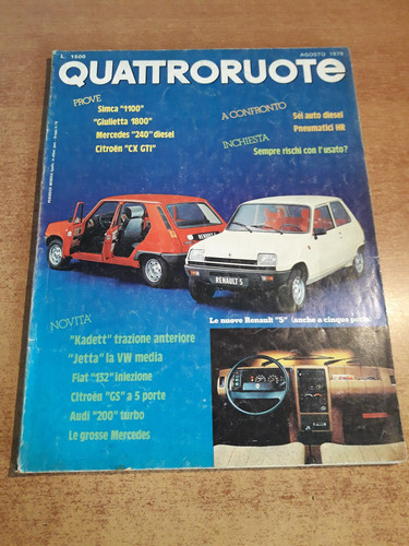 Rivista quattroruote agosto - quattroruote,