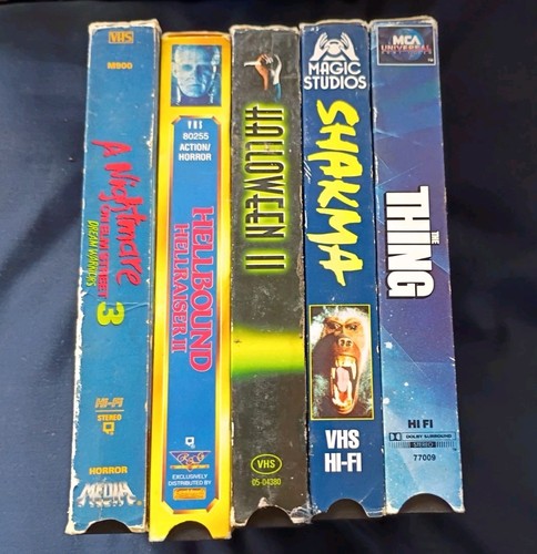 Vhs horror lot - vhs,