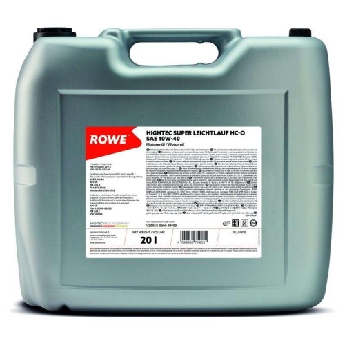 Olio motore rowe hightec - olio,