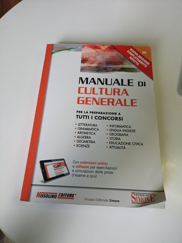 Manuale cultura generale - cultura,