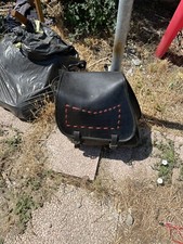 Mono borsa laterale grande in CUOIO VERO piu telaio.