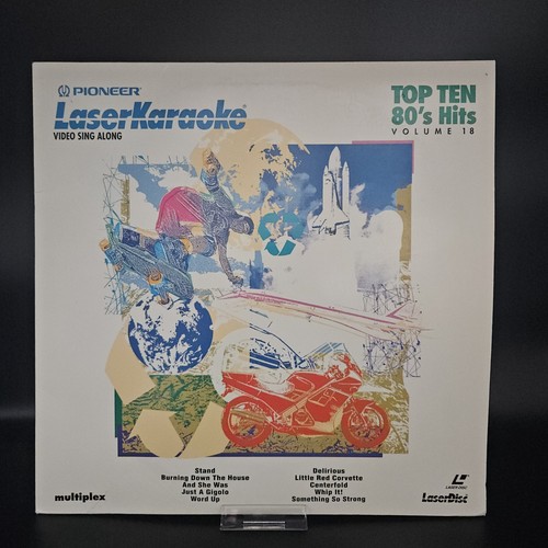 Pioneer laser karaoke disc - disc, top