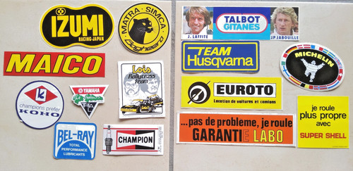 Lot autocollants ancien - 14,