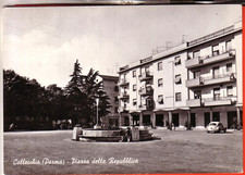 CARTOLINA COLLECCHIO B/N   VIAGGIATA   1972  PIAZZA DELLA REPUBBLICA