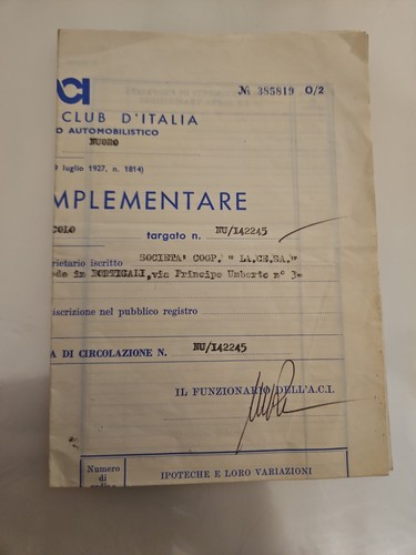 Vintage foglio - ,