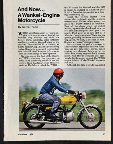 Motore hercules dkw wankel - hercules/dkw,
