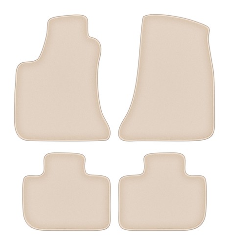 Set tappetini moquette beige