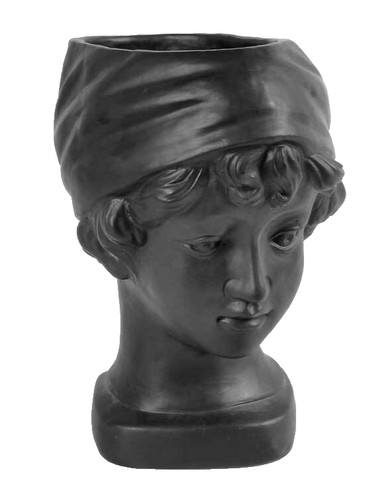 Vaso testa donna viso dea - vaso,