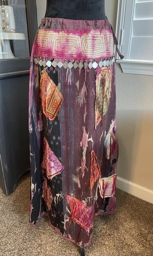 Gonna lunga patchwork maxi