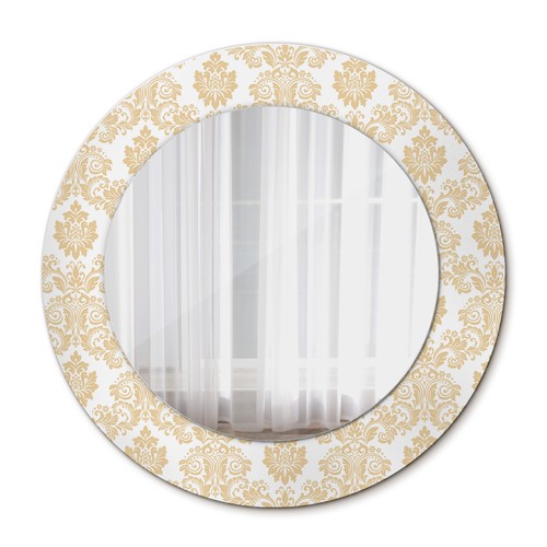 Lussuoso specchio rotondo con