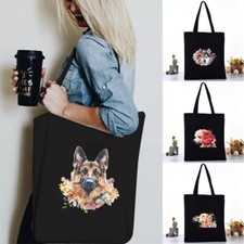 Printed dog Canvas Shopping