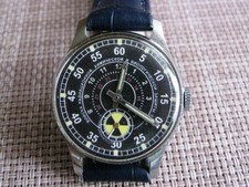 Orologio da polso vintage Pobeda 1 MChZ 1950 truppe radiazioni, orologio militare sovietico
