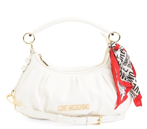 Love moschino white handbag - love,