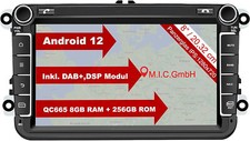 M.I.C. AV8V7-Ultra Android 12 autoradio con navi Qualcomm Snapdragon 665 8G+256G