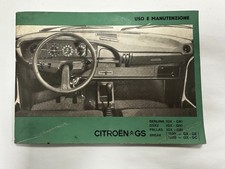Libretto CITROEN GS Berlina