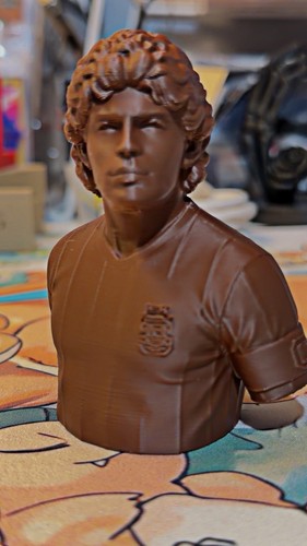 Statua busto diego armando - busto,