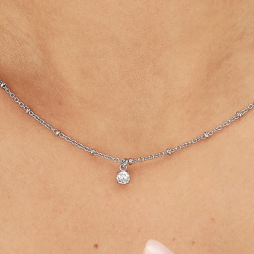 Collana punto luce cristallo - collana,