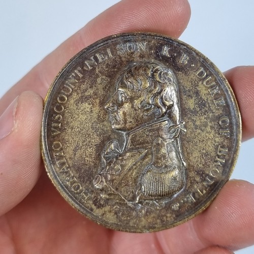 Antica medaglia bronzo orazio - antica,